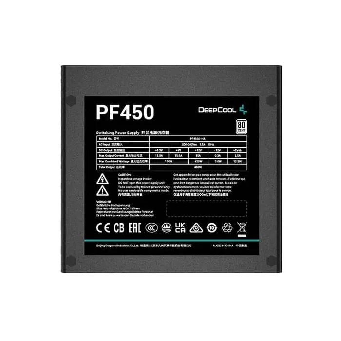 قیمت خرید پاور دیپ کول 450 وات مدل DEEPCOOL PF450