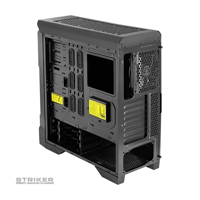 قیمت خرید کیس گرین - Green Striker Gaming Computer Case - پورومیکس