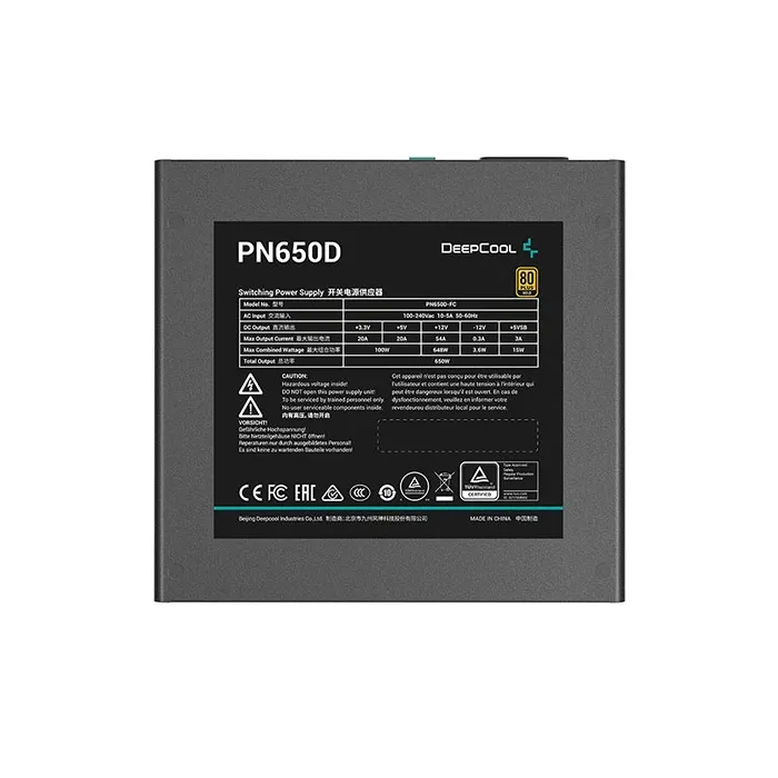 قیمت خرید پاور کامپیوتر دیپ کول 650 وات مدل PN650D