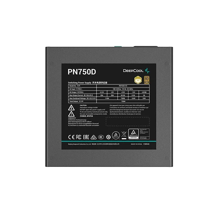 قیمت خرید پاور کامپیوتر دیپ کول 750 وات مدل PN750D