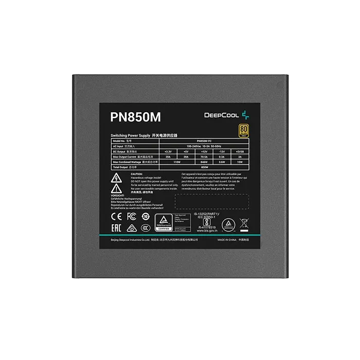 قیمت خرید پاور کامپیوتر دیپ کول 850 وات مدل PN850M