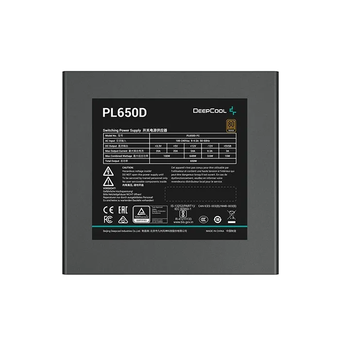 قیمت خرید پاور کامپیوتر دیپ کول 650 وات مدل PL650D