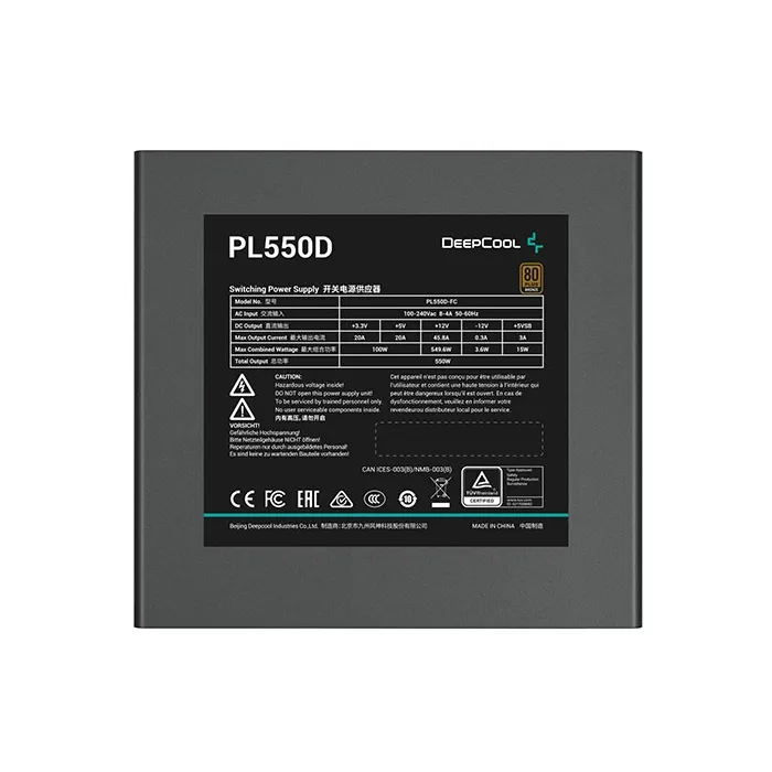 قیمت خرید پاور کامپیوتر دیپ کول 550 وات مدل PL550D