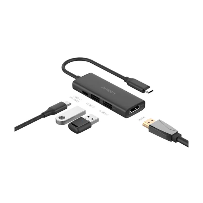 A4TECH Docking Station DST-40C لیست قیمت خرید هاب ای فورتک