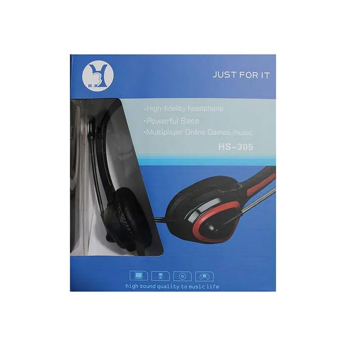 HEADSET HB HS-305 هدست طرح اچ بی