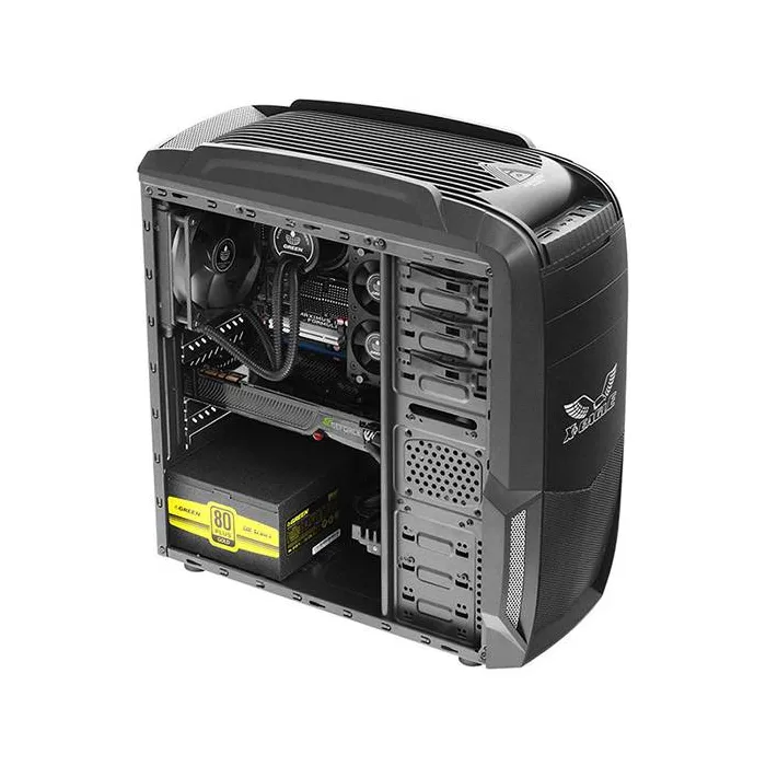 Green X_Eagle Computer Case کیس گرین