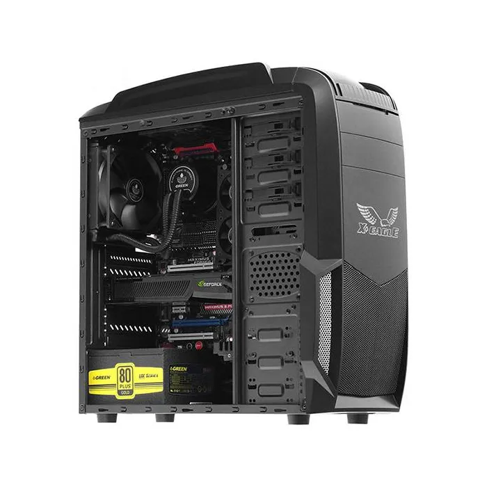 Green X_Eagle Computer Case کیس گرین