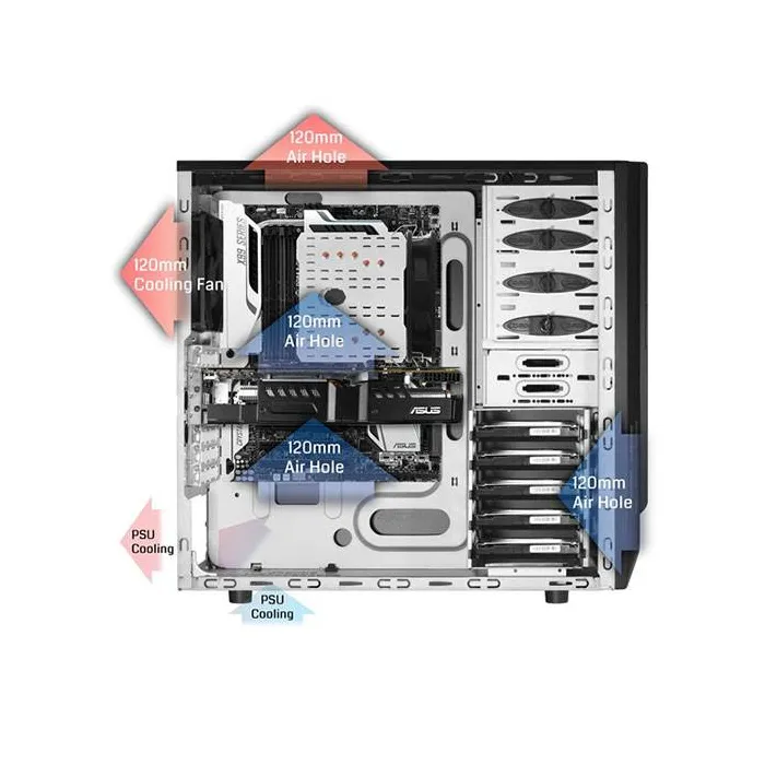 Green Magnum_Pro Computer Caseکیس گرین