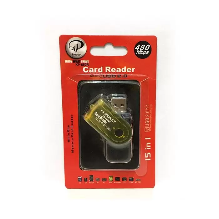 Product XP-650R Card Reader رم ریدر پرودکت