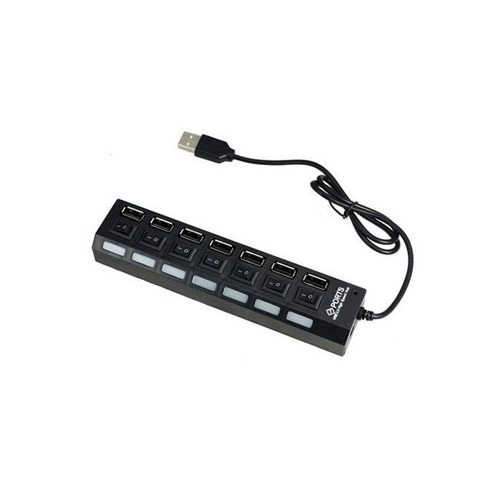 HI-SPEED 7 PORTS USB Hub هاب یو اس بی های اسپید