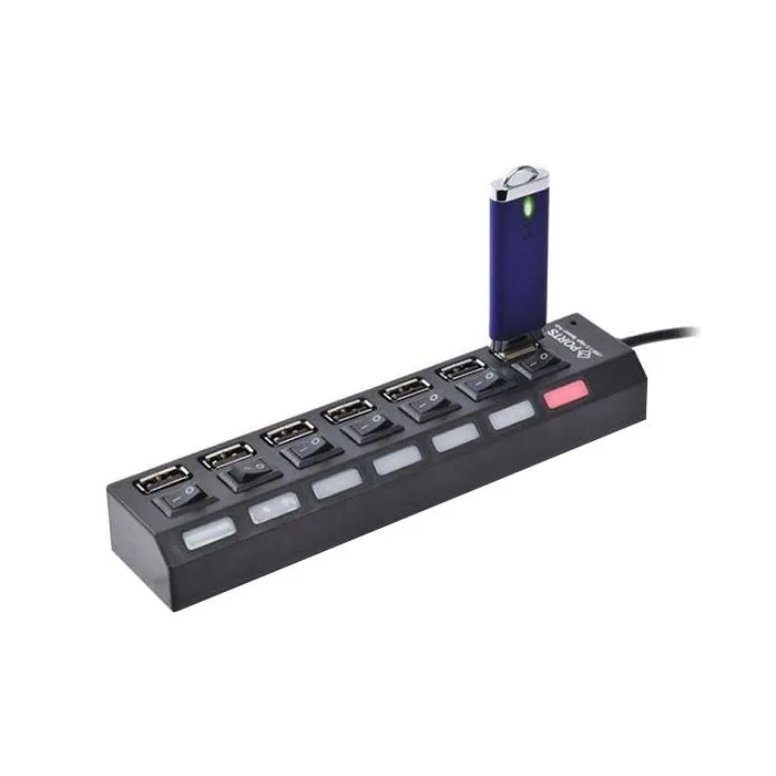 HI-SPEED 7 PORTS USB Hub هاب یو اس بی های اسپید