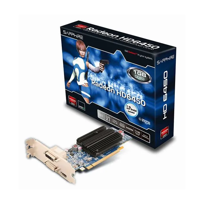 SAPPHIRE Radeon HD6450 1GB DDR3 Graphic Card کارت گرافیک سافایر