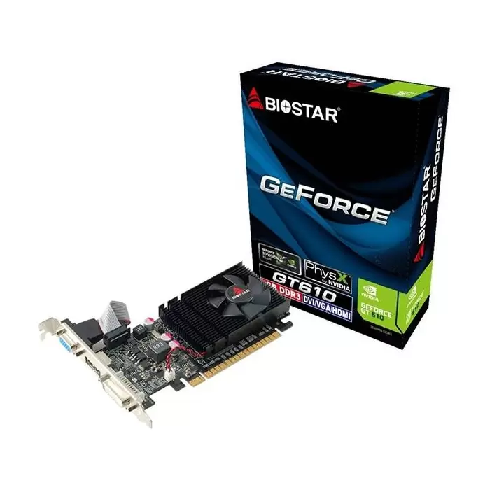 Biostar GeForce GT610 2GB DDR3 64bit Graphic Card