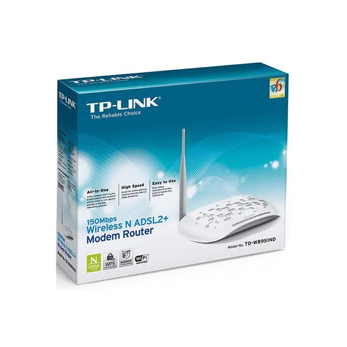 MODEM TP-LINK ADSL Wireless TD-W8951ND مودم تی پی لینک