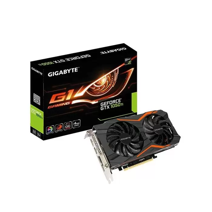 GIGABYTE GeForce GTX 1050 Ti G1 Gaming 4GB Graphic Card کارت گرافیک گیگابایت
