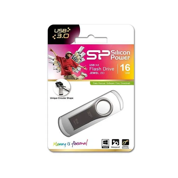 Flash Memory 16GB Silicon Power Jewel J80 USB 3.0 فلش سیلیکون پاور