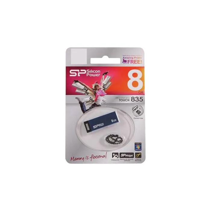 Flash Memory 8GB Silicon Power Touch 835 فلش سیلیکون پاور