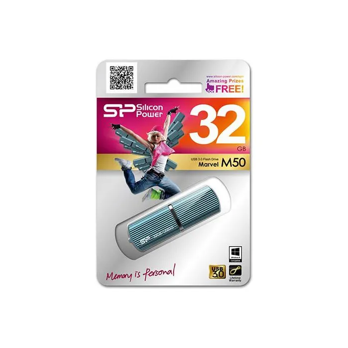 Silicon Power Marvel M50 Flash Memory - 32GB