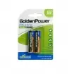 GoldenPower Battery LR6 AA Alkaline Pack Of 2