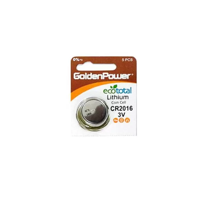 GoldenPower Battery CR2016 Lithium Pack
