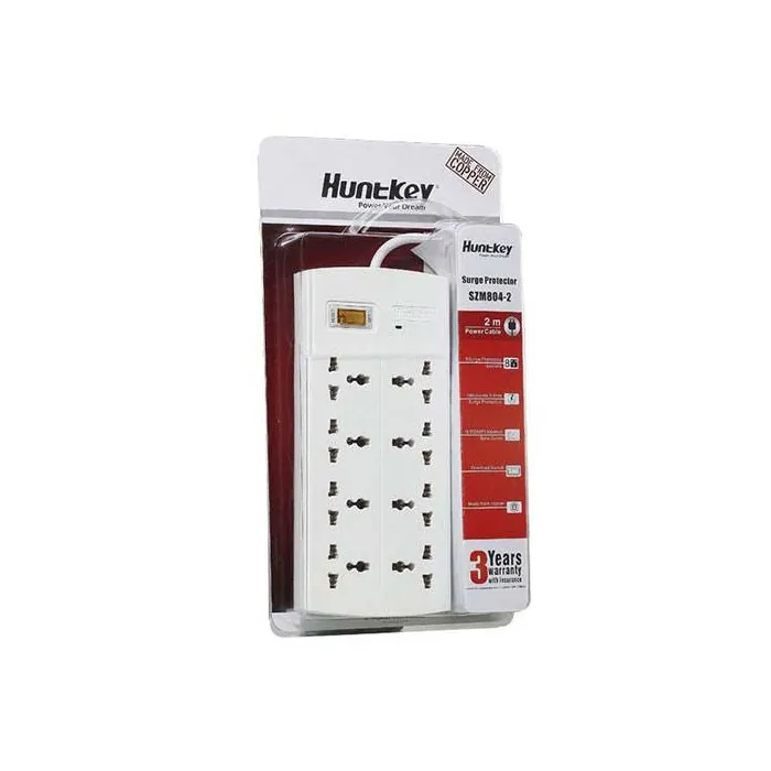 Huntkey 8 Sockets Power Strip SZM804 چند راهی برق هانت کی