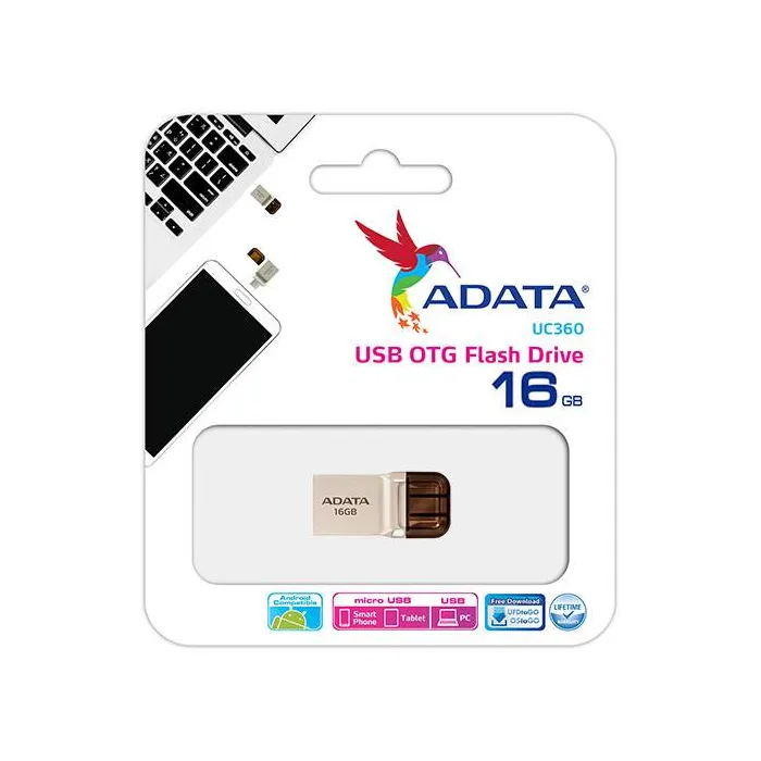 Flash Memory 16GB ADATA UC360 USB 3.1 OTG فلش ای دیتا