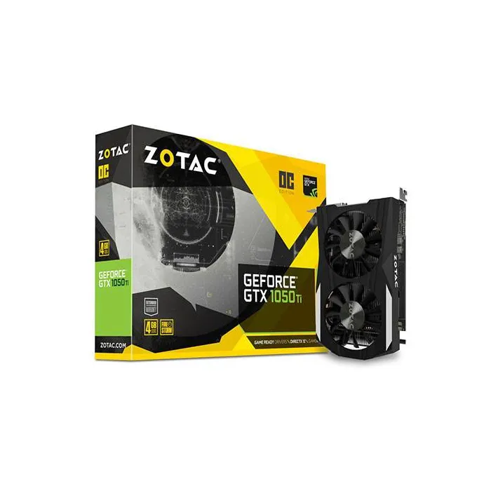 ZOTAC GEFORCE GTX 1050 Ti OC Edition 4GB GDDR5 Graphic Card کارت گرافیک زوتاک