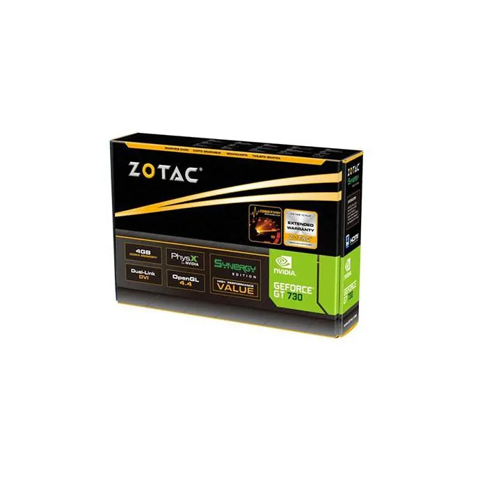 ZOTAC GEFORCE GT 730 4GB SYNERGY Edition DDR3 Graphic Card کارت گرافیک زوتاک