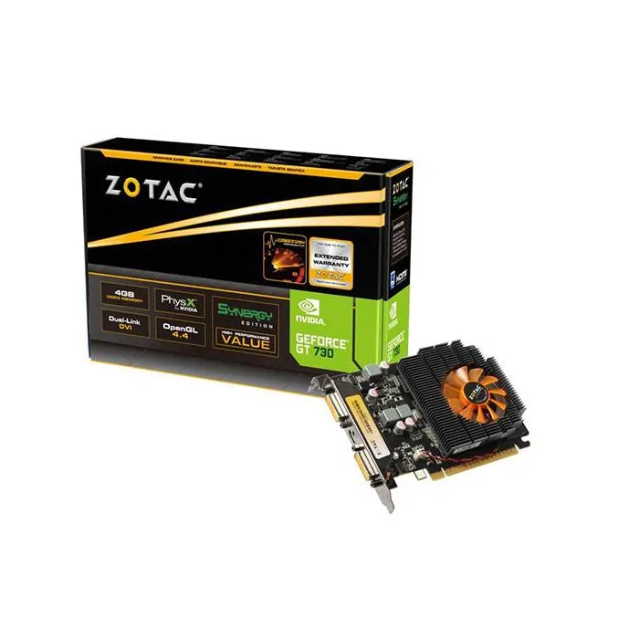 ZOTAC GEFORCE GT 730 4GB SYNERGY Edition DDR3 Graphic Card کارت گرافیک زوتاک