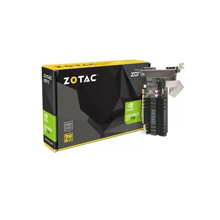 ZOTAC GEFORCE GT 710 2GB DDR3 ZT-71301-20L Graphic Card کارت گرافیک زوتاک