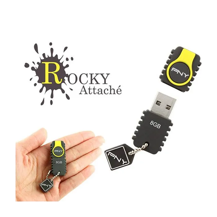 Flash Memory 8GB PNY Rocky Attaché USB 2.0 فلش پی ان وای