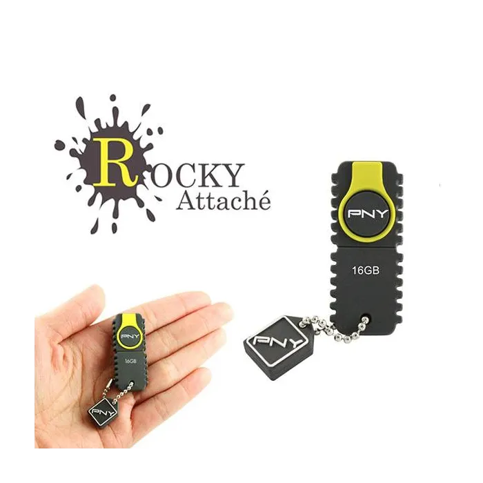 Flash Memory 16GB PNY Rocky Attaché USB 2.0 فلش پی ان وای