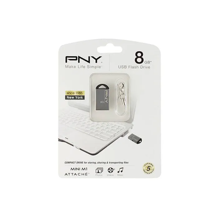 Flash Memory 8GB PNY MINI M1 Attaché USB 2.0 فلش پی ان وای