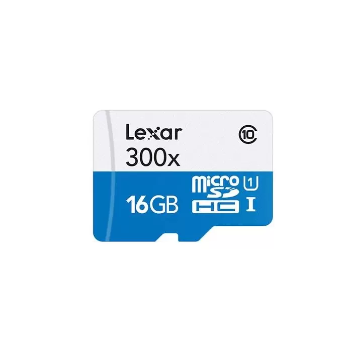 Card 16GB Lexar High-Performance UHS-I U1 Class 10 45MBps microSDHC کارت حافظه لکسار