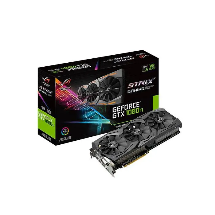 ASUS ROG STRIX GTX1080TI 11G GAMING Graphics Card کارت گرافیک ایسوس