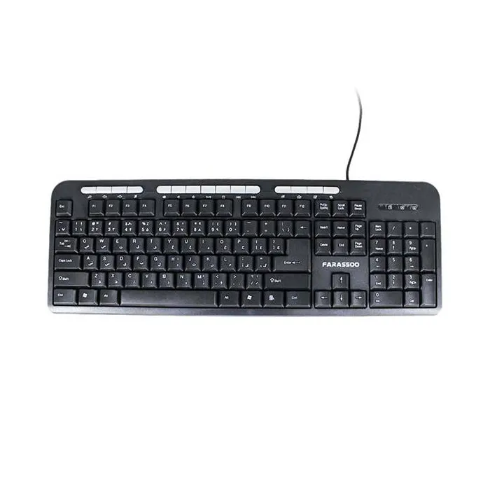 KEYBOARD FARASSOO FCR-4890 Wired کیبورد فراسو