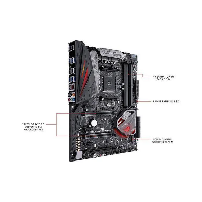 MB ASUS ROG Crosshair VI Hero X370 مادربرد ایسوس