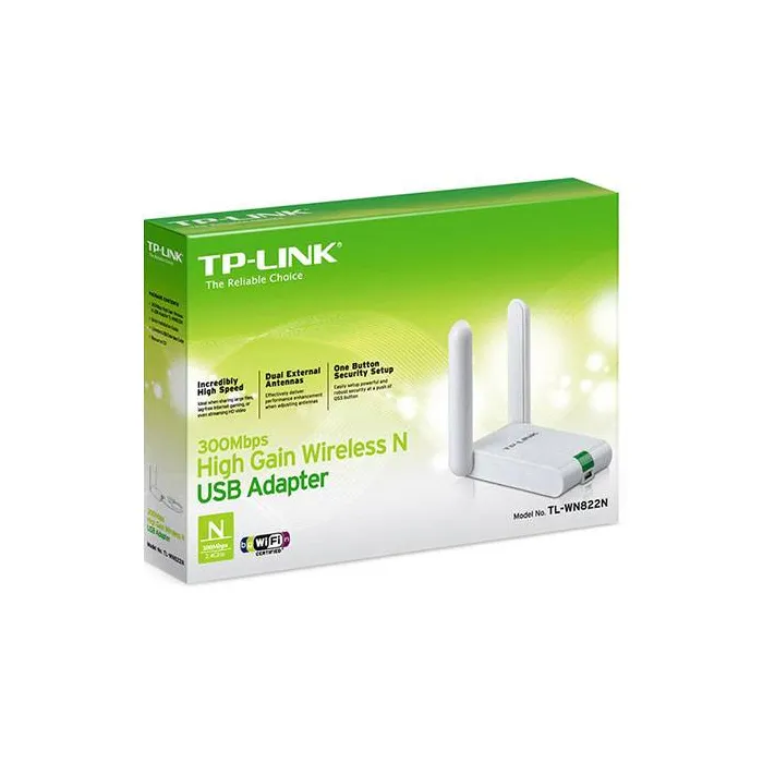 TP-LINK TL-WN822N Wireless N300 USB Adapter کارت شبکه تی پی لینک