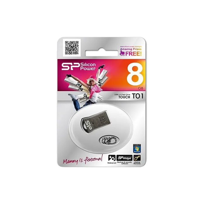 Flash Memory 8GB Silicon Power Touch T01