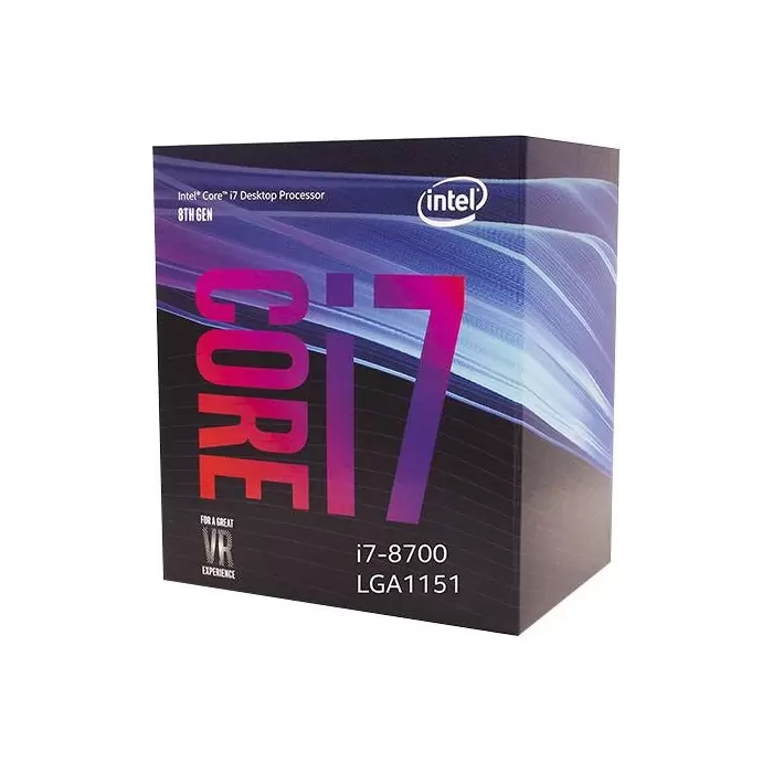 CPU Intel Core i7-8700 Processor سی پی یو اینتل