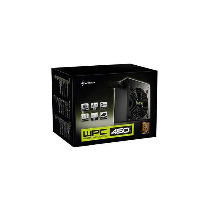 POWER Sharkoon WPC Bronze 450w پاور شارکون