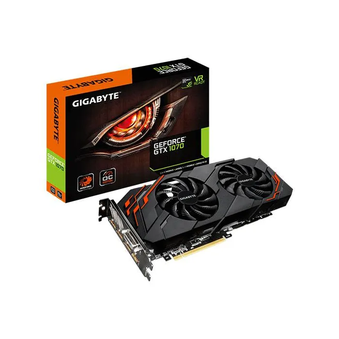 GIGABYTE GeForce GTX 1070 WINDFORCE OC 8GB GDDR5 کارت گرافیک گیگابایت