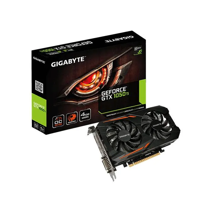 GIGABYTE GeForce GTX 1050 Ti OC 4GB Graphic Card گرافیک گیگابایت