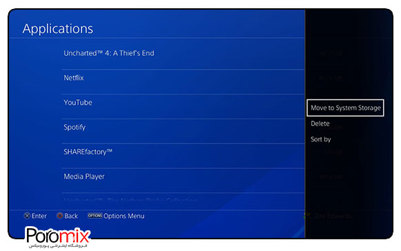 اتصال هارد اکسترنال به کنسول PS4