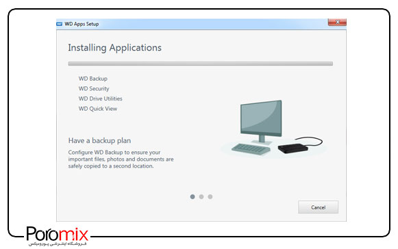 Install Western Digital external hard drive software