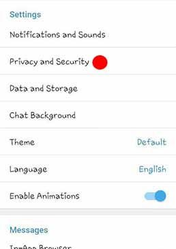 تماس صوتی تلگرام