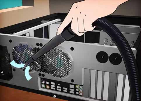 گردگیری ونظافت کامپیوتر