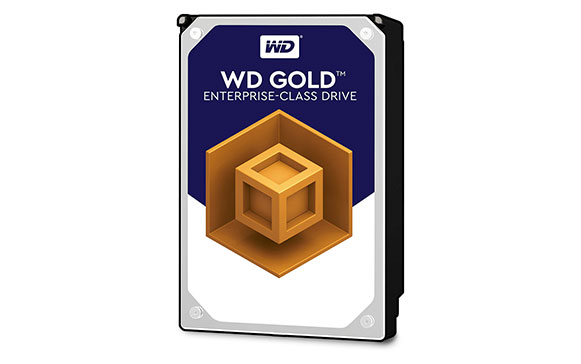 Golden internal hard drive
