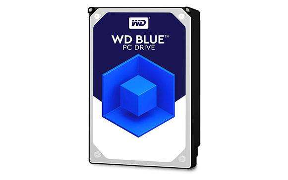 Blue internal hard drive