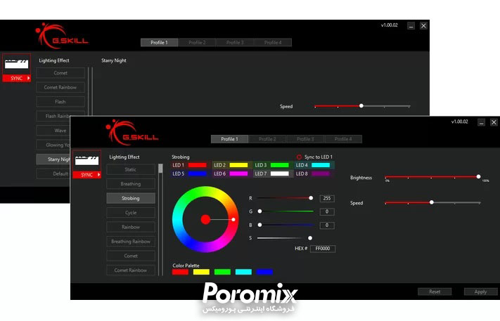 حافظه رم کامپیوتر G.Skill Trident Z Royal DDR4-3200 C14